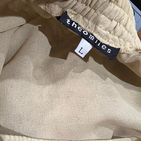 Vintage Theo Miles Gold Lace Pants 90’s Holiday Thanksgiving Christmas NYE - Picture 5 of 5